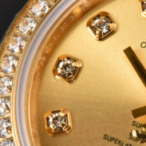 DateJust 28MM Ladies WF YG Diamond Gold Dial Diamond Marker Jubilee Bracelet A2236 - Image 27