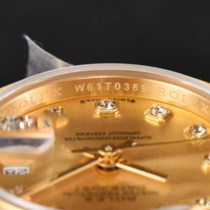 DateJust 28MM Ladies WF YG Diamond Gold Dial Diamond Marker Jubilee Bracelet A2236 - Image 39