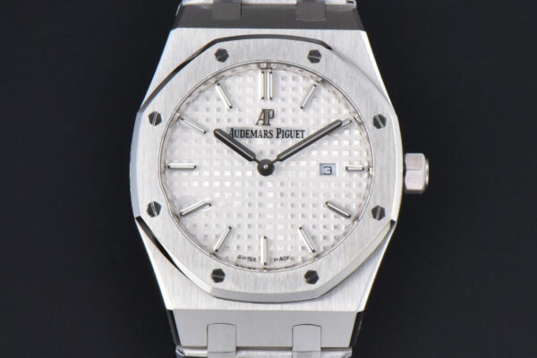 Royal Oak Ladies 67650ST 33mm ZF SS White Dial SS Bracelet Quartz