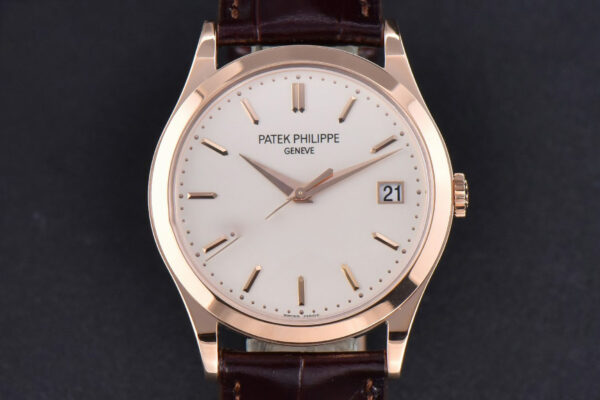 Calatrava 5296R RG 38mm ZF Ivory Dial Brown Leather Strap 324CS