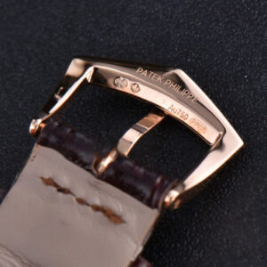 Calatrava 5296R RG 38mm ZF Ivory Dial Brown Leather Strap 324CS - Image 8