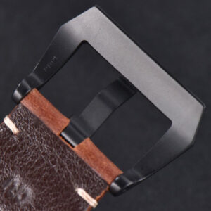 PAM661 Luminor Carbotech Automatic VSF 44mm Black Dial Leather Strap P9010 - Image 12