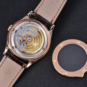 Calatrava 5296R RG 38mm ZF Ivory Dial Brown Leather Strap 324CS - Image 16