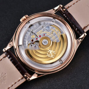 Calatrava 5296R RG 38mm ZF Ivory Dial Brown Leather Strap 324CS - Image 17