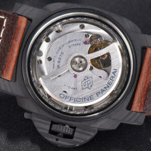 PAM661 Luminor Carbotech Automatic VSF 44mm Black Dial Leather Strap P9010 - Image 17