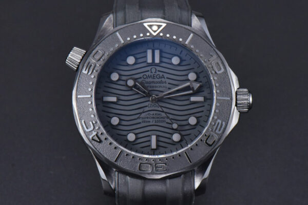 Seamaster Diver 300M Ceramic Nekton ORF 43.5MM Black Dial Rubber Strap A8806