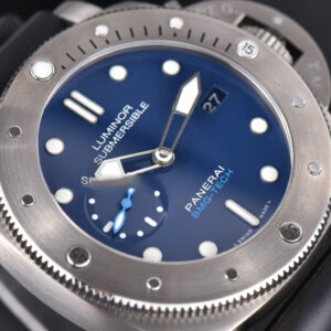 PAM692 Luminor Submersible 1950 BMG Tech VSF 47mm Blue Dial Rubber Strap P9010 - Image 9