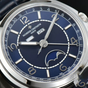 Fiftysix Complete Calendar SS 40mm ZF Blue Dial Blue Leather Strap A2460 - Image 3