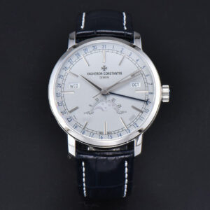 Traditionnelle 4010T MXF 41MM White Dial Blue Leather strap A2460QCL - Image 3
