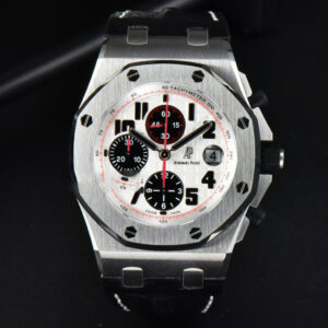 Royal Oak Offshore 42mm JF Ultimate Edition ‘Panda’ Black Leather Strap A7750 V3 - Image 3