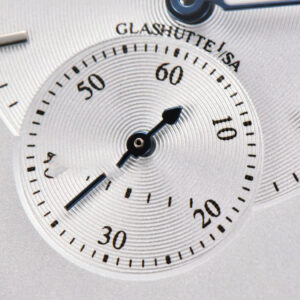 Panomatic Lunar 40mm APSF White Dial Black Leather Strap A23J - Image 4