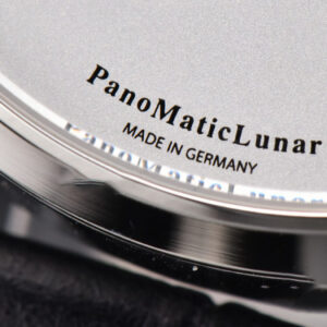 Panomatic Lunar 40mm APSF White Dial Black Leather Strap A23J - Image 6
