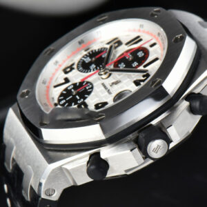 Royal Oak Offshore 42mm JF Ultimate Edition ‘Panda’ Black Leather Strap A7750 V3 - Image 12