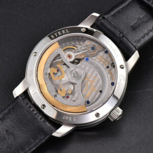 Panomatic Lunar 40mm APSF White Dial Black Leather Strap A23J - Image 21