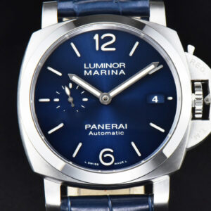 PAM1393 42mm VSF Blue Dial Blue Leather Strap P9010