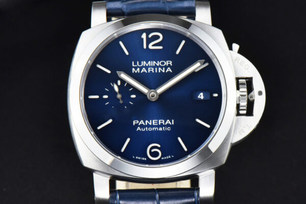PAM1393 42mm VSF Blue Dial Blue Leather Strap P9010