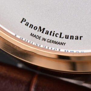 Panomatic Lunar 40mm APSF RG White Dial Brown Leather Strap A23J - Image 6