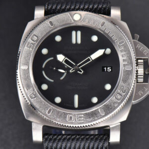 PAM984 Mike Horn Submersible Titanium VSF 47mm Black Dial Nylon Strap P9010