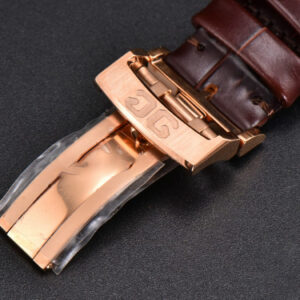 Panomatic Lunar 40mm APSF RG White Dial Brown Leather Strap A23J - Image 13