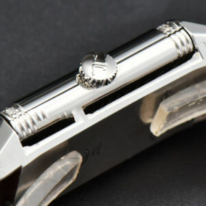 Reverso One 3288420 Real Diamond 20mm IMF White Moissanite Red Leather Strap Swiss Quartz - Image 11