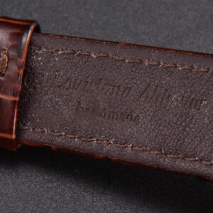 Panomatic Lunar 40mm APSF RG White Dial Brown Leather Strap A23J - Image 16