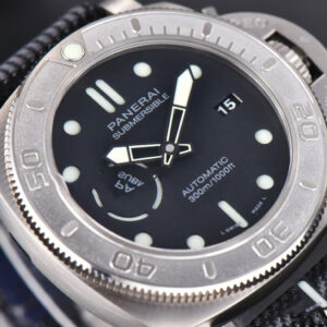 PAM984 Mike Horn Submersible Titanium VSF 47mm Black Dial Nylon Strap P9010 - Image 9