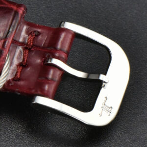 Reverso One 3288420 Real Diamond 20mm IMF White Moissanite Red Leather Strap Swiss Quartz - Image 13