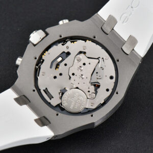 Offshore Ladies 37mm 26231ST RXWF Diamond White Dial Blue Subdial White Rubber Strap Quartz - Image 4