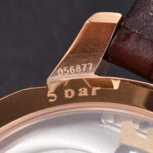 Panomatic Lunar 40mm APSF RG White Dial Brown Leather Strap A23J - Image 20