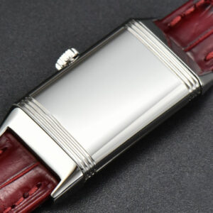 Reverso One 3288420 Real Diamond 20mm IMF White Moissanite Red Leather Strap Swiss Quartz - Image 18