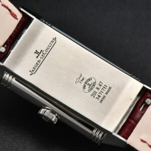 Reverso One 3288420 Real Diamond 20mm IMF White Moissanite Red Leather Strap Swiss Quartz - Image 19
