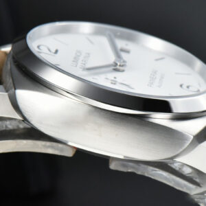 PAM1394 42mm VSF White Dial Brown Leather Strap P9010 - Image 7