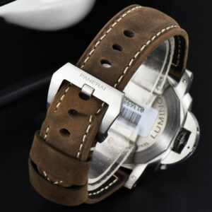 PAM1394 42mm VSF White Dial Brown Leather Strap P9010 - Image 10