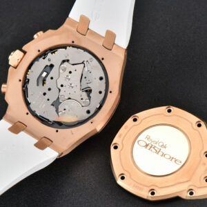 Offshore Ladies 37mm 26231ST RG RXWF Diamond White Dial White Subdial White Rubber Strap Quartz - Image 4