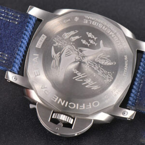 PAM985 Mike Horn Submersible Titanium VSF 47mm Blue Dial Nylon Strap P9010 - Image 17