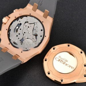 Offshore Ladies 37mm 26231ST RG RXWF Diamond White Dial Black Subdial Gray Rubber Strap Quartz - Image 4