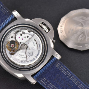 PAM985 Mike Horn Submersible Titanium VSF 47mm Blue Dial Nylon Strap P9010 - Image 19