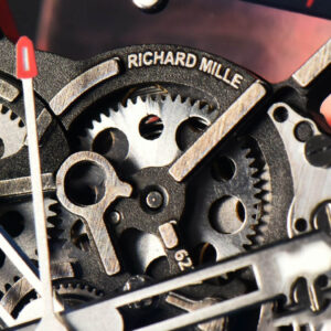 RM035-02 Real NTPT ZF Skeleton Dial Red Rubber Strap NH05A - Image 4