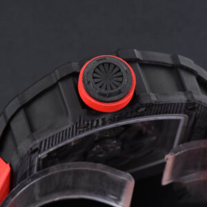 RM035-02 Real NTPT ZF Skeleton Dial Red Rubber Strap NH05A - Image 13