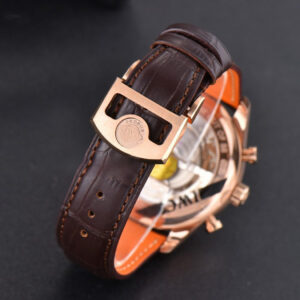 Portuguese Chrono IW390301 ZF 42MM White Dial Brown Leather Strap A7750 - Image 11