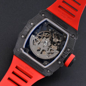 RM035-02 Real NTPT ZF Skeleton Dial Red Rubber Strap NH05A - Image 26