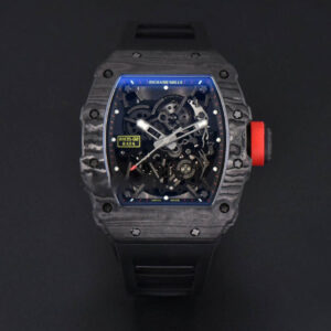 RM035-02 Real NTPT ZF Skeleton Dial Black Rubber Strap NH05A V5 - Image 6