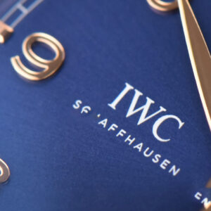 Portuguese Chrono IW390305 ZF 42MM Blue Dial Brown Leather Strap A7750 - Image 19