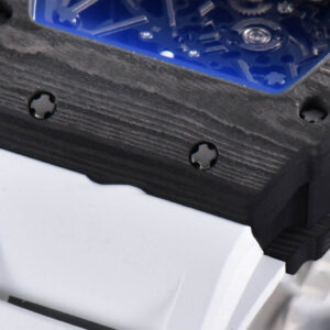 RM035-02 Real NTPT ZF Skeleton Dial White Rubber Strap NH05A - Image 7