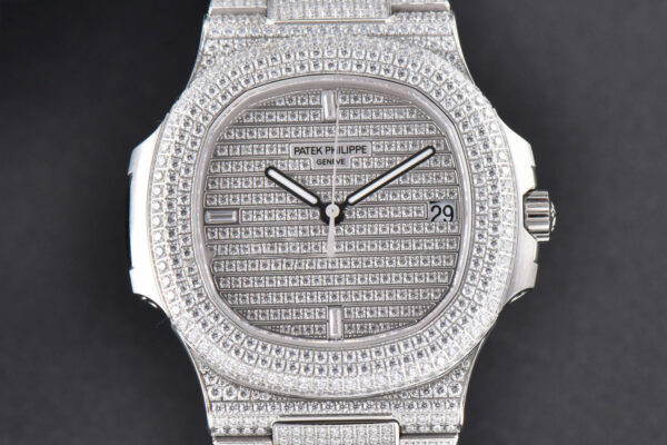 Nautilus 5719/1G 40mm PPF Full Diamonds Dial and Bracelet 324CS