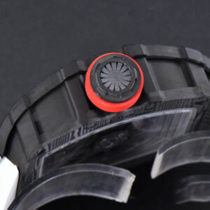 RM035-02 Real NTPT ZF Skeleton Dial White Rubber Strap NH05A - Image 11