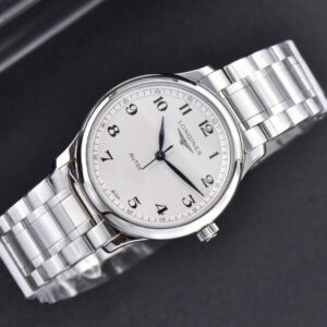 Master Collection KZF 38MM White Textured Dial SS Bracelet A2892 - Image 2