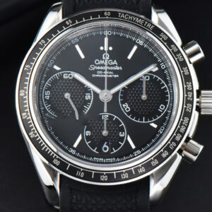 Speedmaster Racing Master 40mm HRF Black Dial Black Rubber Strap A7750
