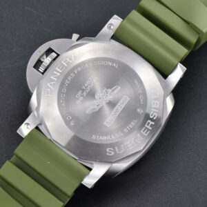PAM1226 Sub Quaranta 44mm VSF White Dial Green Rubber Strap P900 - Image 6