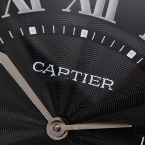 Drive De Cartier 40mm APSF Black Dial Black Leather Strap A23J - Image 6
